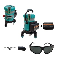 уровень лазерный самовыравнивающийся, 5 линий, зеленый луч, «maximum» (2210) оптом