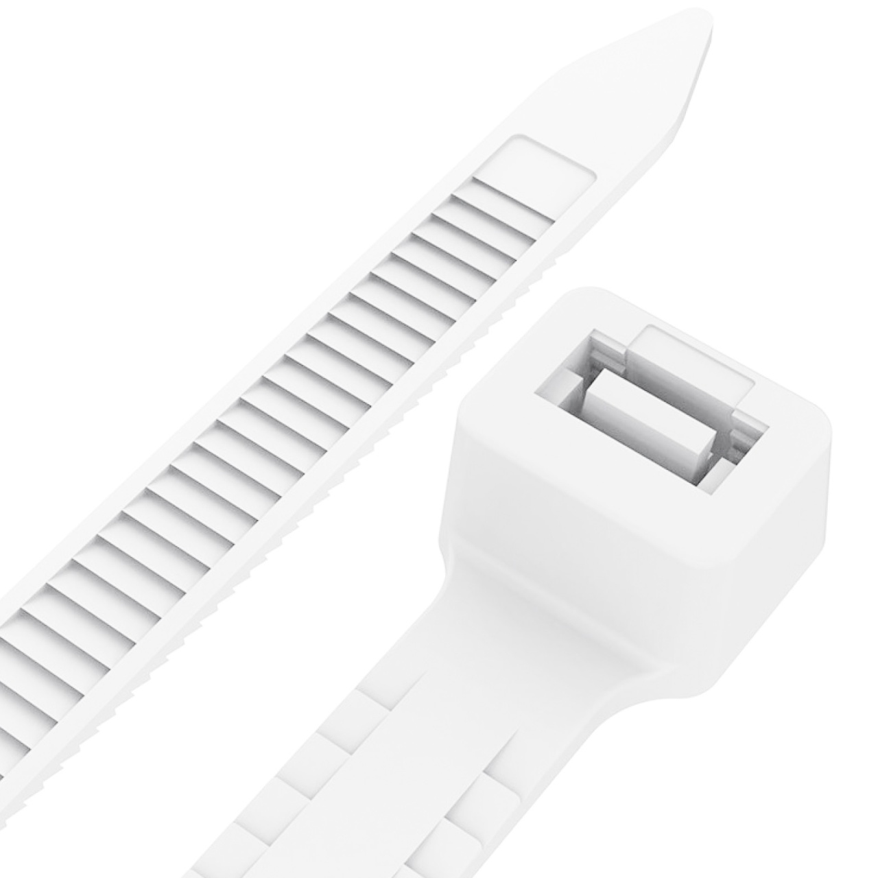 Хомуты нейлоновые  4x200 мм, 100 шт, белые, "MAXIMUM" (2618) оптом