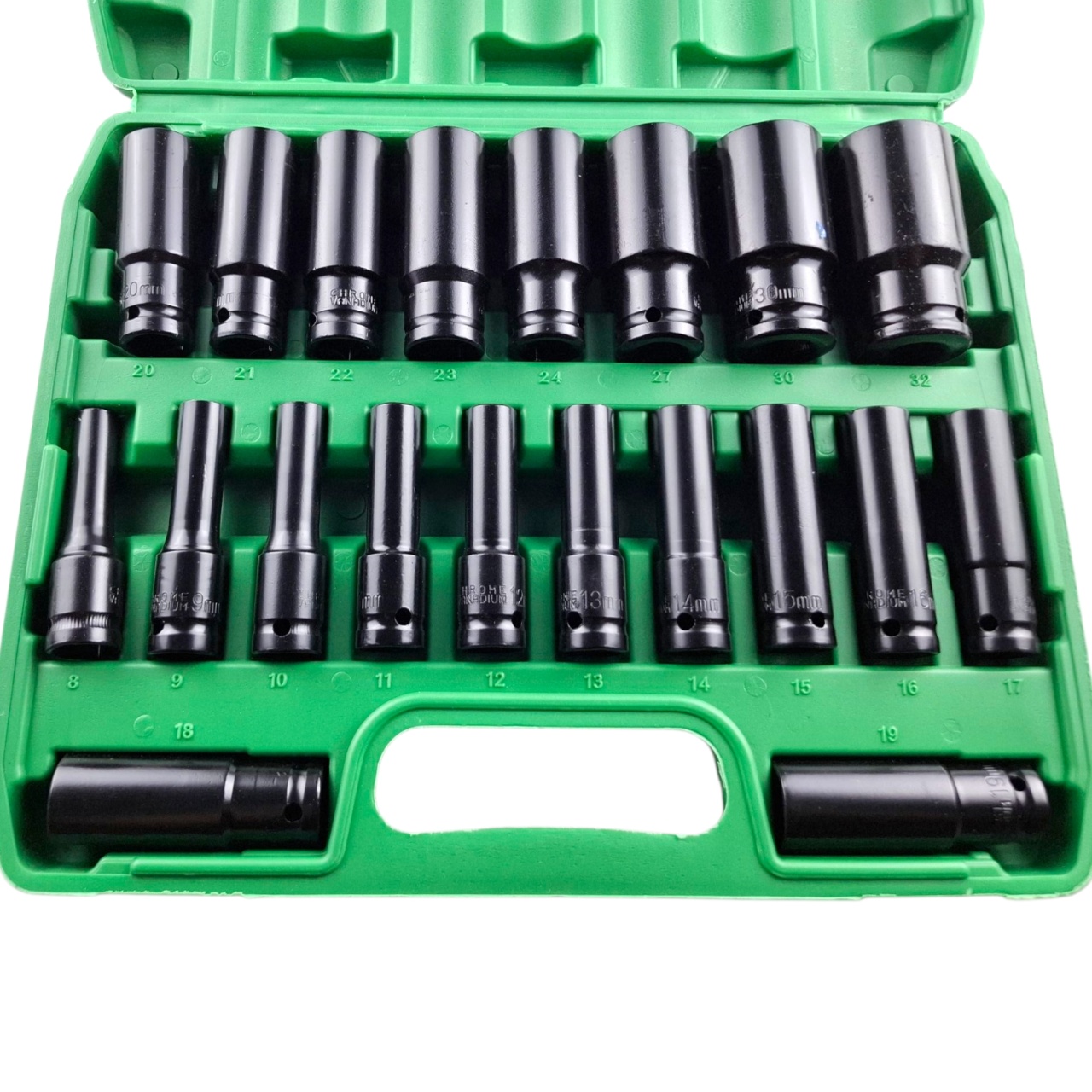 набор ударных торцевых головок 20 предметов, 1/2, кейс оптом