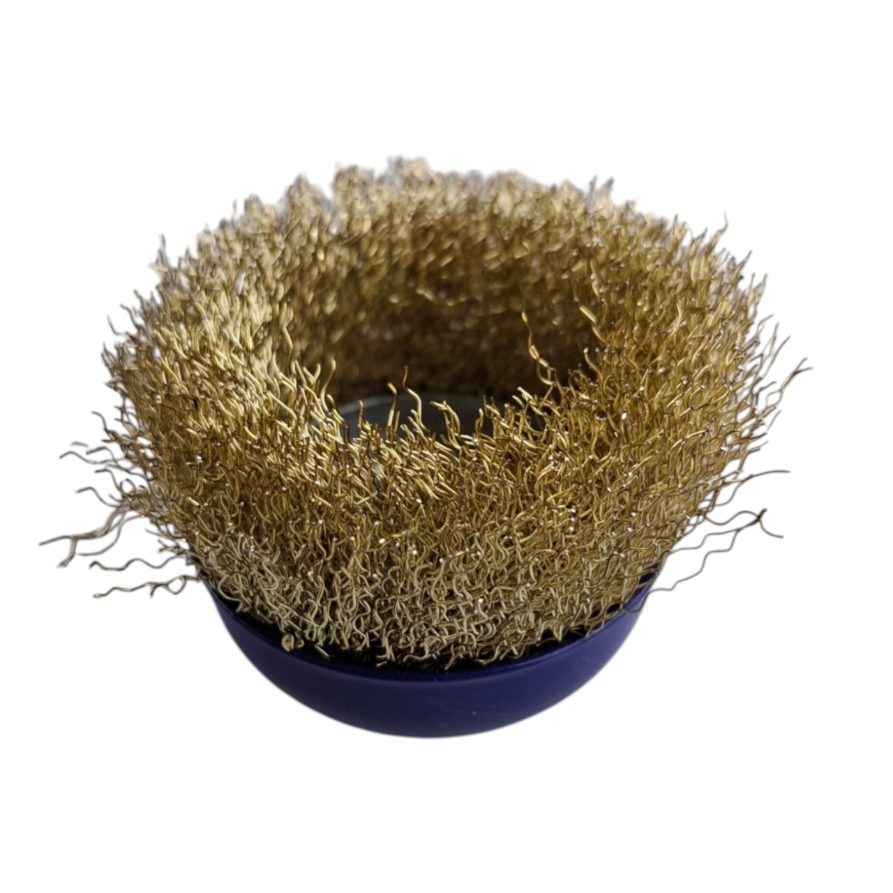 Щетка для УШМ чашечная 65 мм, 2,5", волнистая, латунированная, "MAXIMUM" MX 17719 оптом